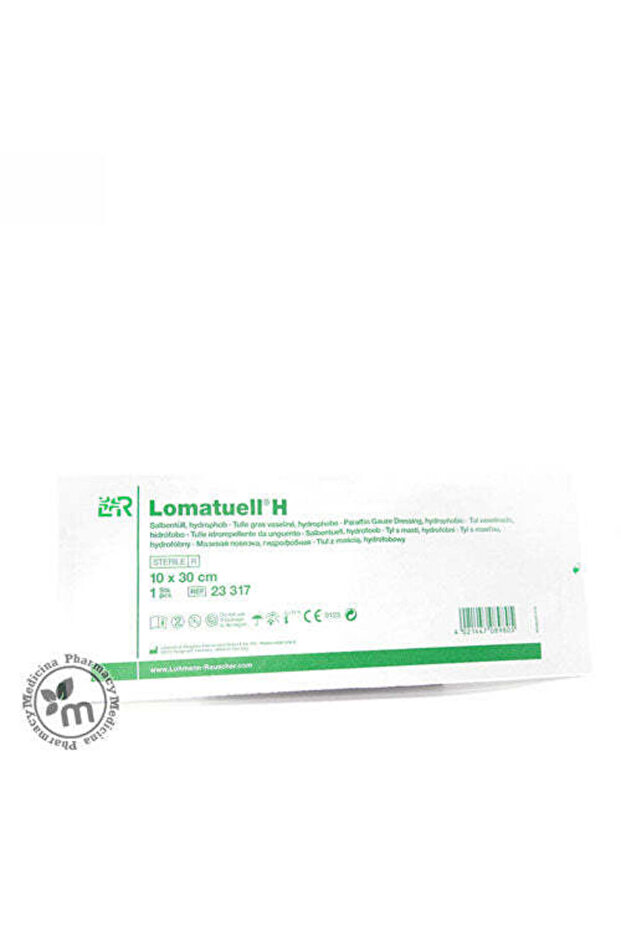 Lomatuell H Sterile Hydrophobic Paraffin Gauze Dressings (10x30cm)