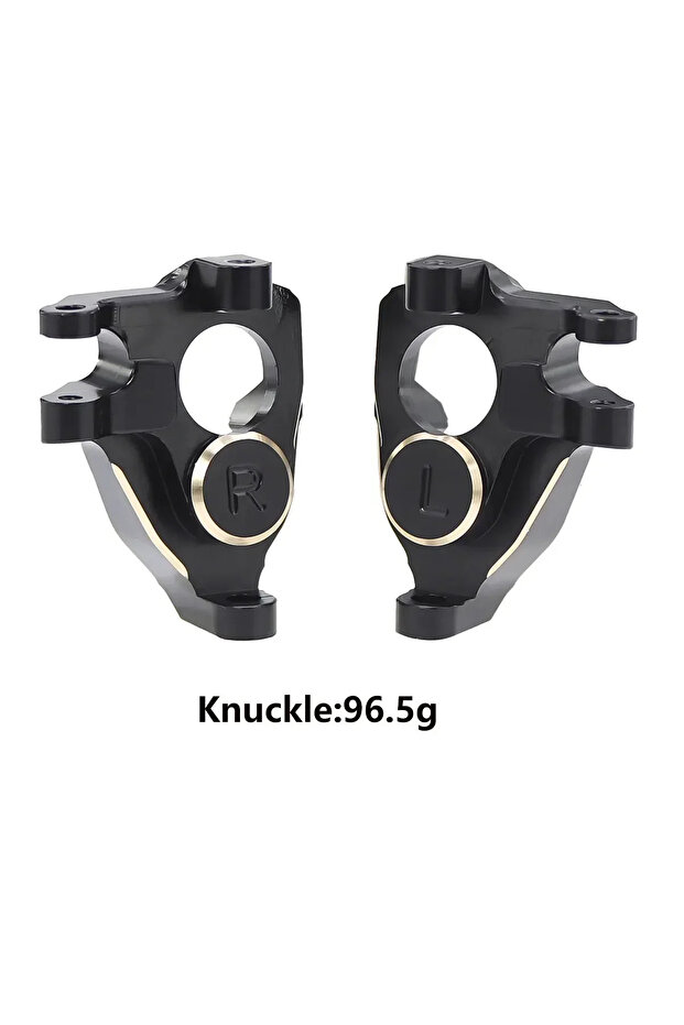 Knuckles F10 Axle Brass Weights Steering Knuckles Front and Rear Portal Cover for 1/10 RC Crawler Va