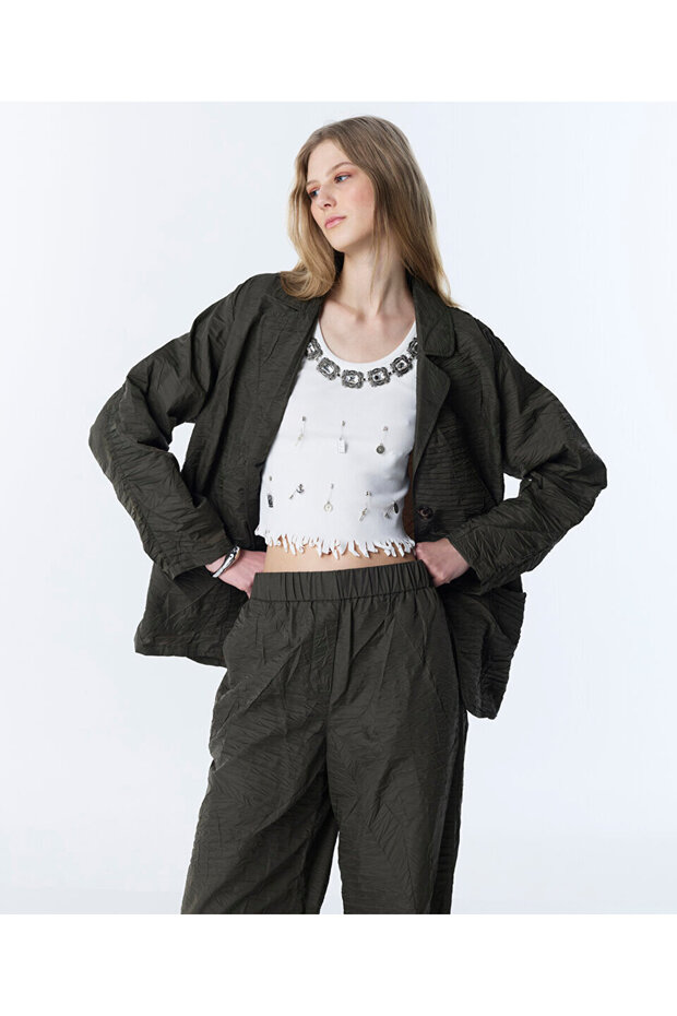 KIRIŞIK EFEKTLİ CEKET - 7