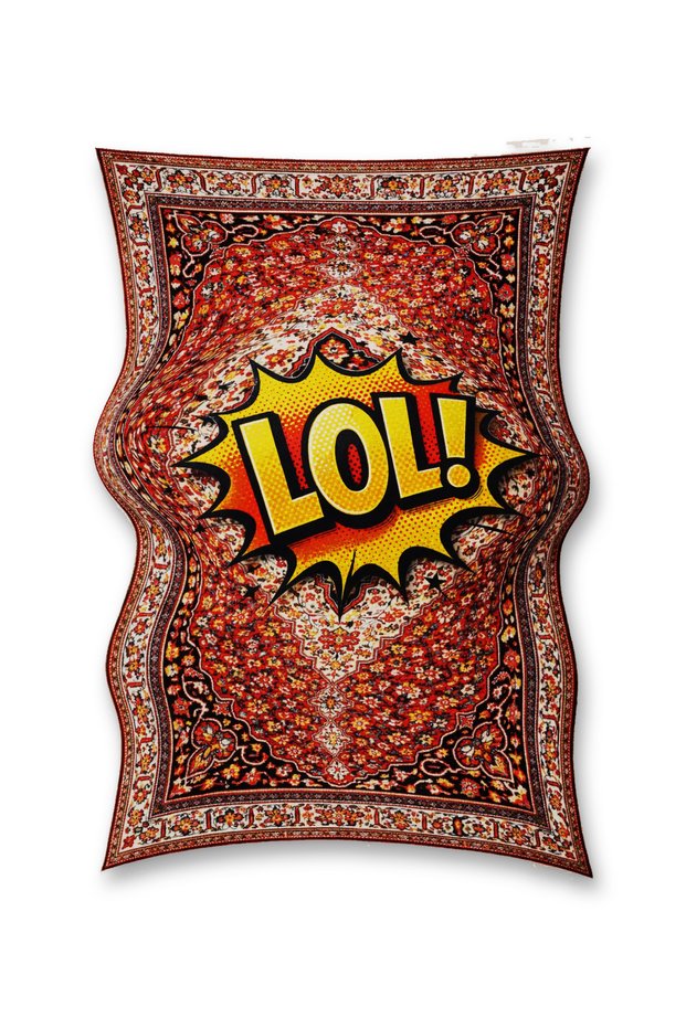 Mosso Wavy Traditional Patterned Woven Base Modern Decorative Carpet Sdt247