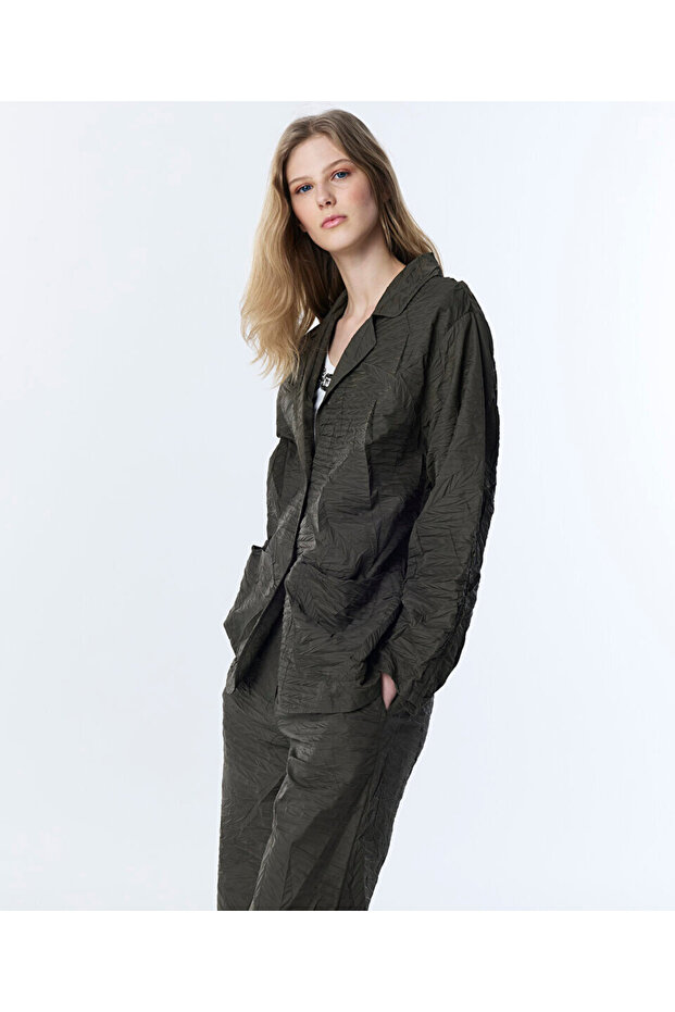 KIRIŞIK EFEKTLİ CEKET - 5