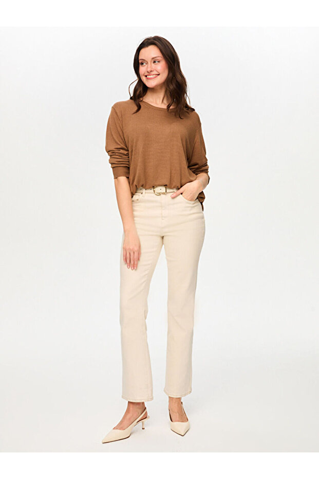 Bisiklet Yaka Basic Triko Bluz S26TRB018 - 1