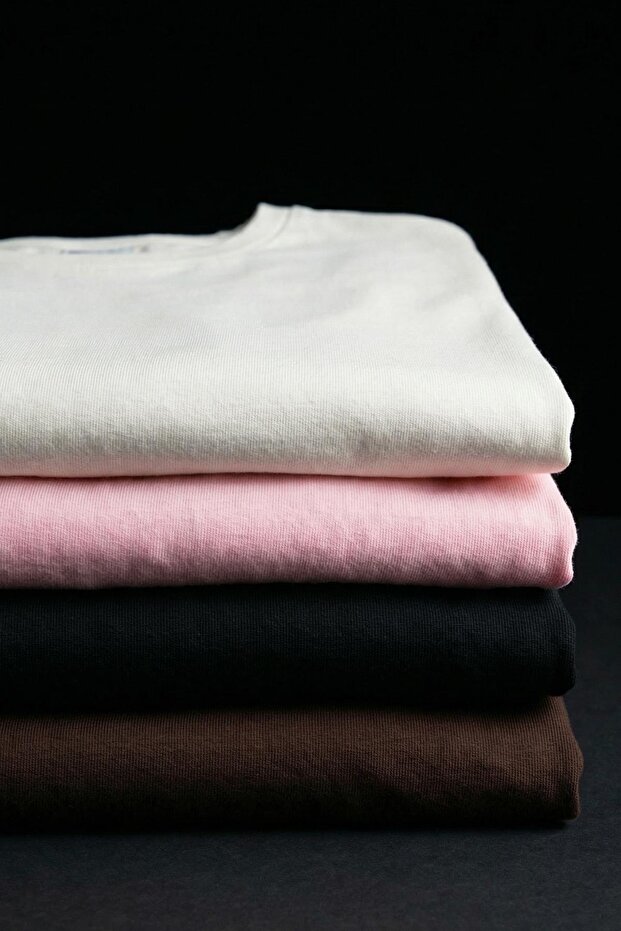 Kısa kollu basic tişört - 4