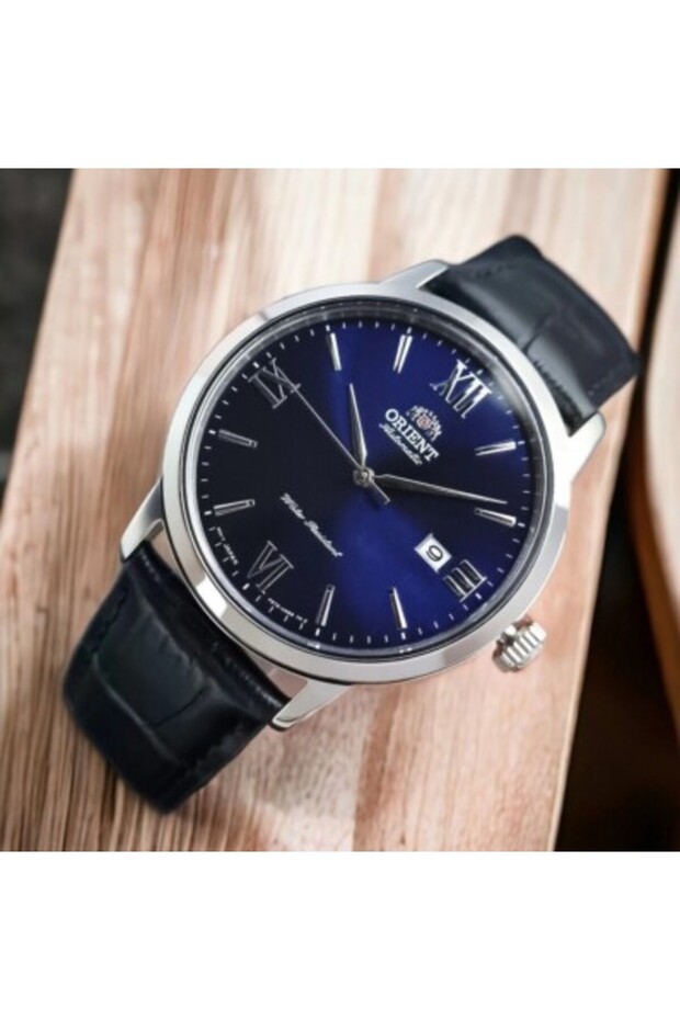 RA-AC0F11L30B Symphony IV Blue Analog Black Leather Automatic Men's Watch
