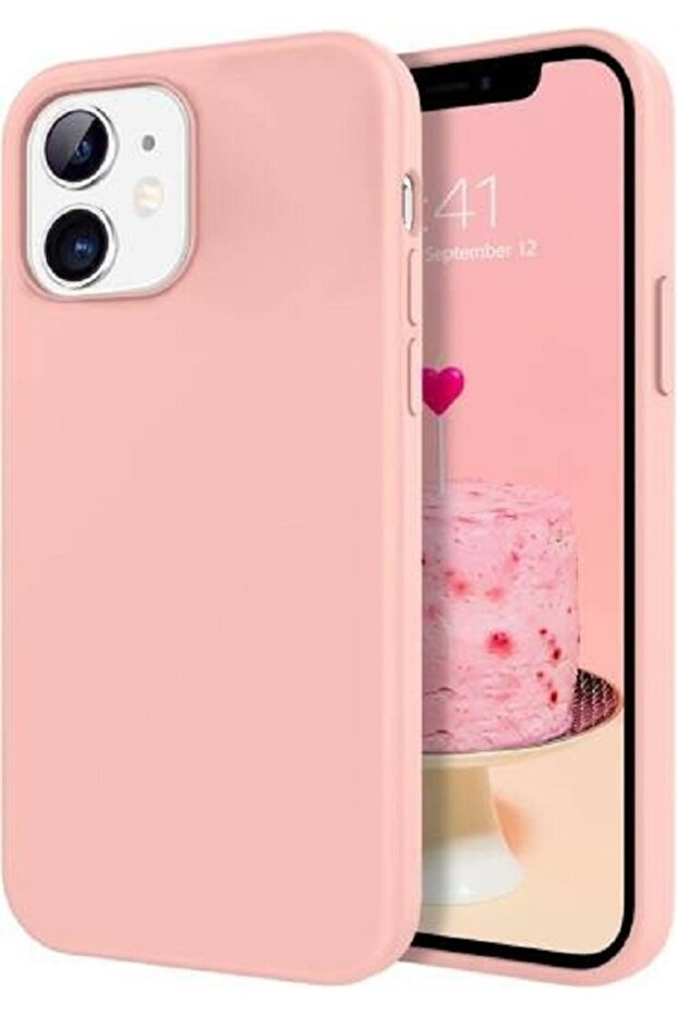 جراب حماية لهاتف آيفون 12، مقاوم للصدمات - وردي - 4