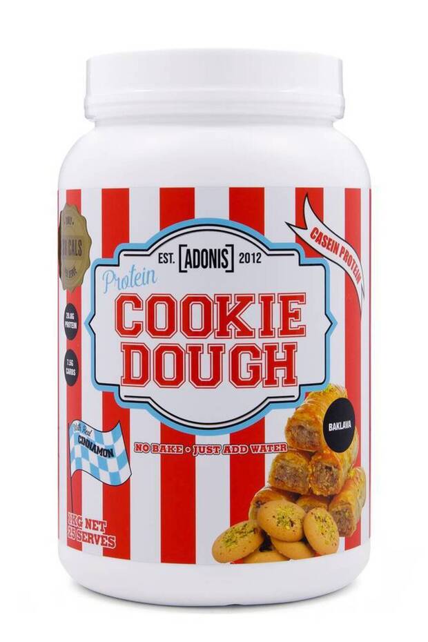 ادونيس - بروتين كوكي دو - Protein Cookie Dough - 1 كجم - بقلاوة