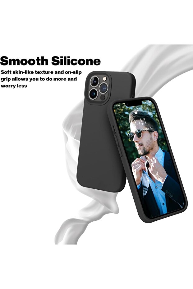 جراب حماية لهاتف آيفون 14 برو من آبل، أسود - 6