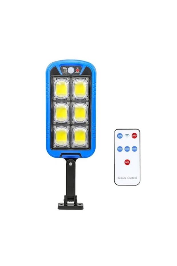 Solar LED wall lamp with remote control