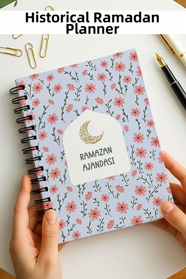 Ramadan Agenda, Fasting, Hatim, Teravih, Daily and Monthly Planner, Hard Thick Cover, Dated