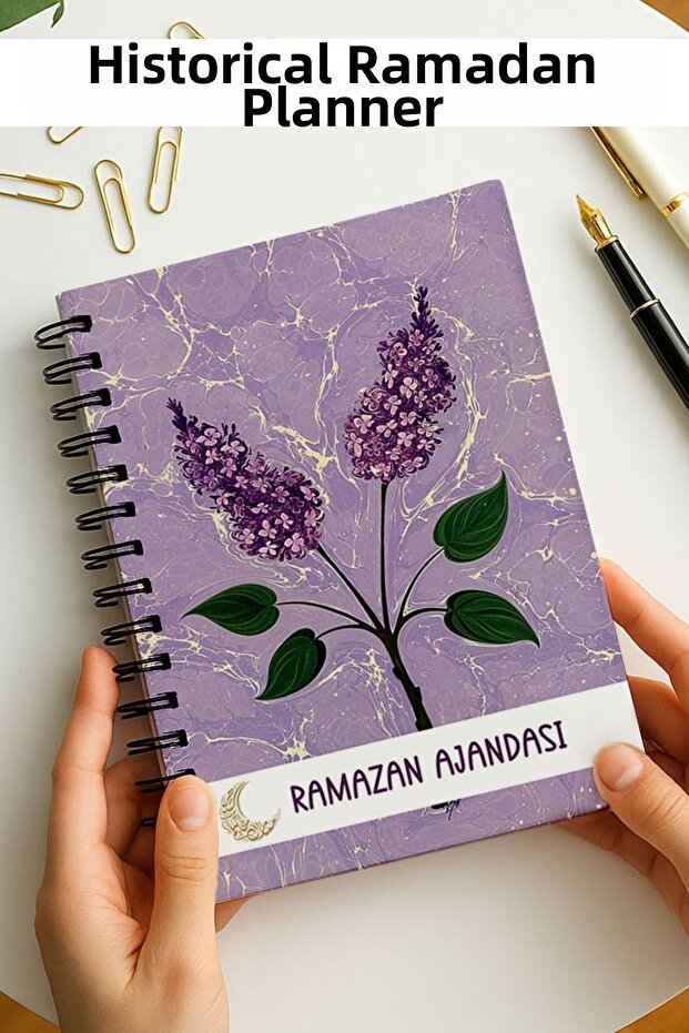Ramadan Agenda, Fasting, Hatim, Teravih, Daily and Monthly Planner, Hard Thick Cover, Dated