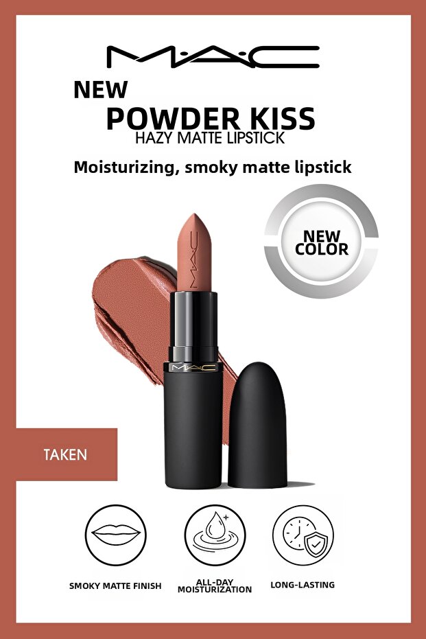 Powder Kiss Hazy Matte Lipstick Moisturizing Effect Misty Matte Lipstick - Taken