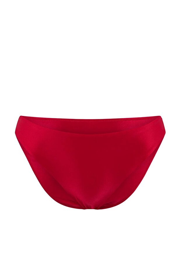 Kırmızı Normal Bel Regular Basic Bikini Altı TBESS26BA00008 - 6