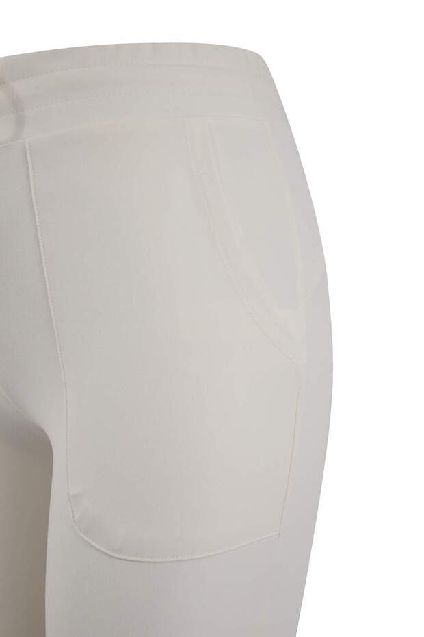 Ekru Soft Fırçalı Kumaş Örme Spor Eşofman Altı THMSS26EA00003 - 7