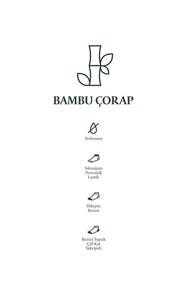 2'li Spor Bambu Çorap Seti - 2