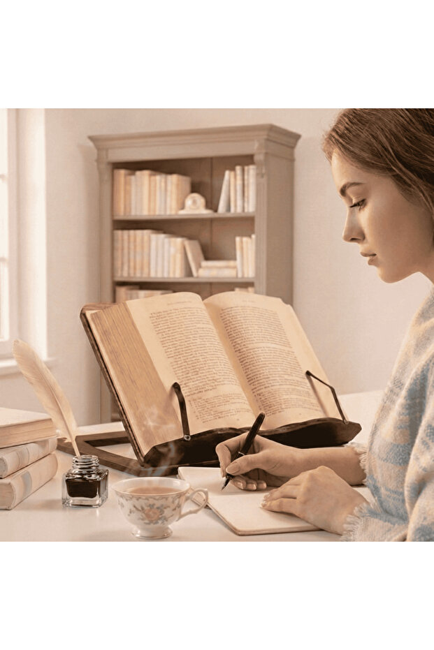 Book Reading Stand Reading Table Cookbook Holder Wooden Book Reading Table Quran Reading Table
