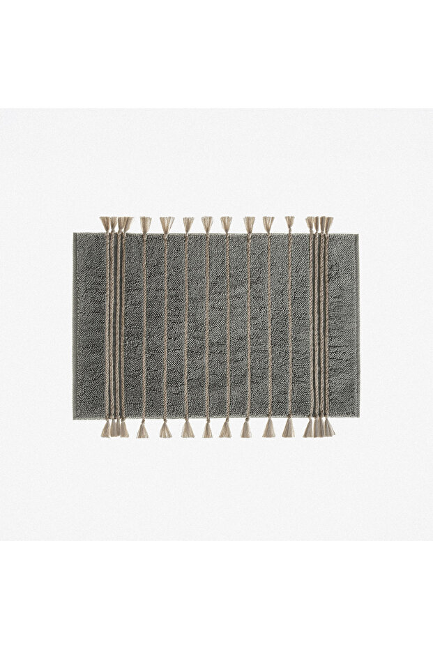 Karnella Bath Mat 100% Cotton Green 50x80 Cm
