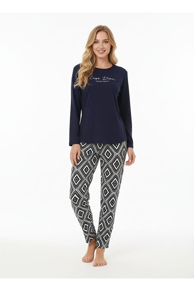 Women's 2000-12 Long Sleeve Lycra Pajama Set
