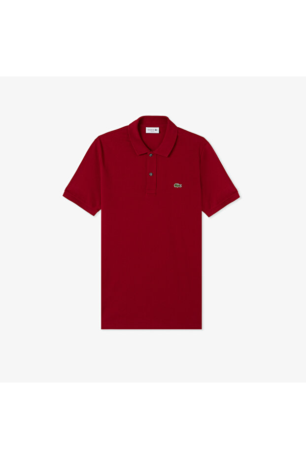 L.12.12 Erkek Slim Fit Polo Yaka Kırmızı Polo - 3