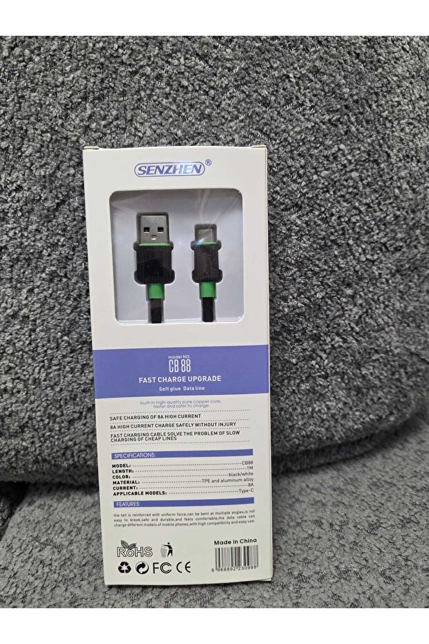Cablu USB-C Fast Charge 8A – 100 cm - 4