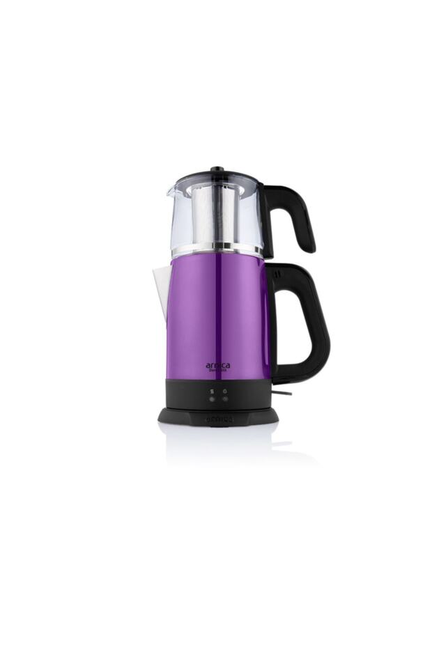 Demli Style Purple Glass Tea Mak
