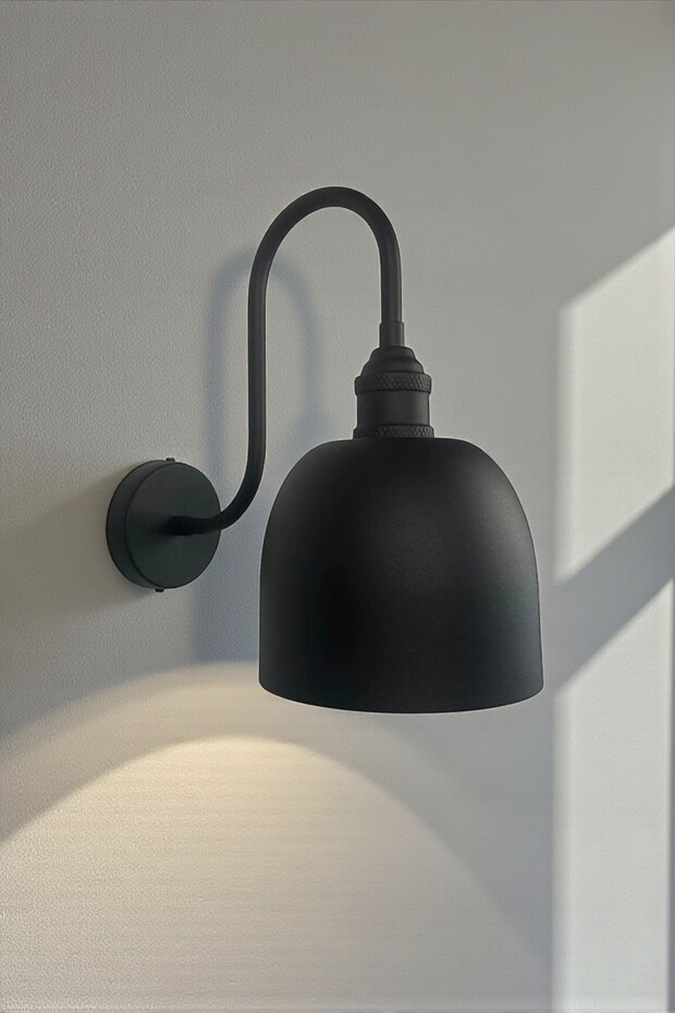 Nolvo Black Color Sconce Single Wall Lamp Living Room Corridor Restaurant Decorative Sconces