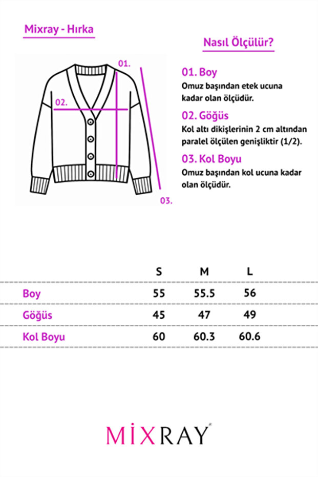 4771 Kadın Örme Basic Selanik Hırka Taş - 2