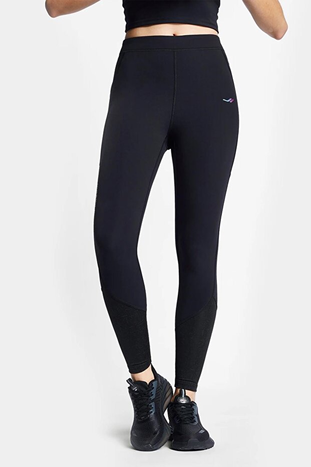 24Btbp002007-633 Black Women's Running Tights