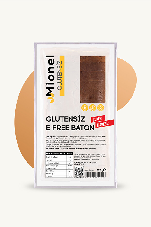 Glutensiz E-Free Baton Ekmek (320g)