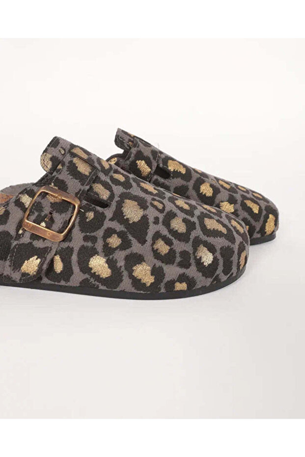 Women's Leopard Patterned Summer Slippers - 1