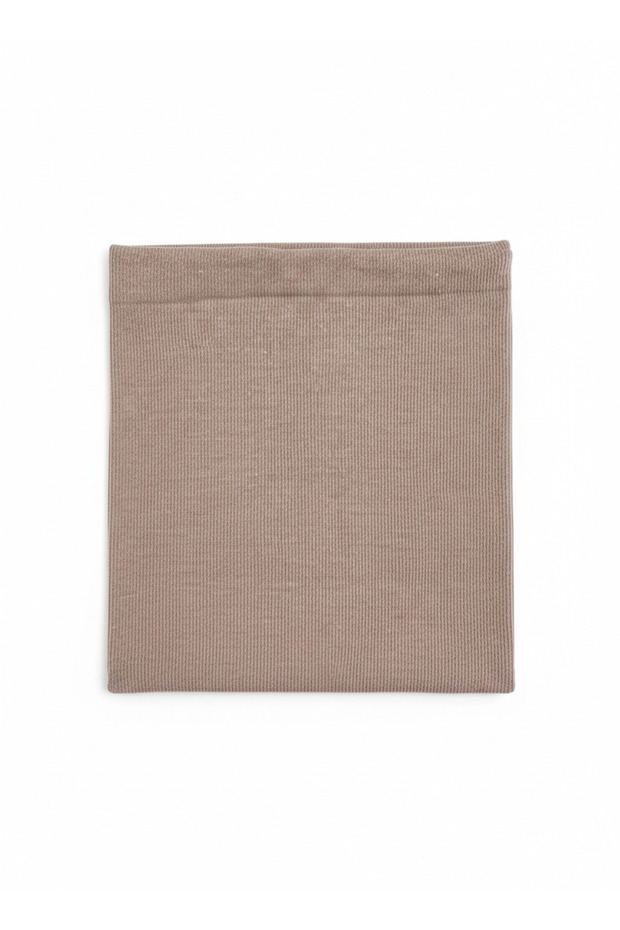 Cotton Ribana Neck Collar Beige