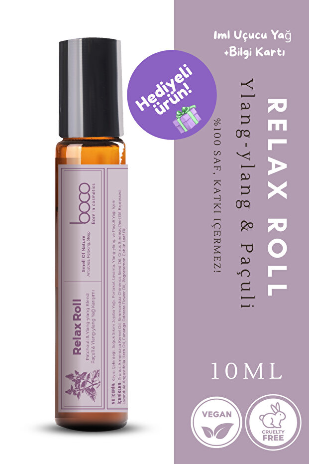 Aromatherapy Roll, Essential Oil Blend Roll, Ylang, Patchouli, Lavender Roll