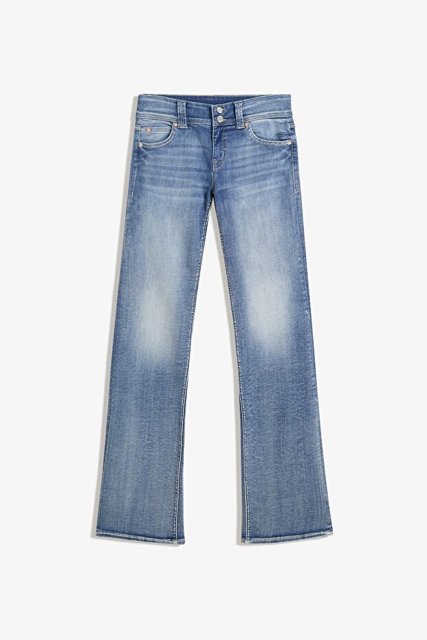 Düşük bel bootcut jean - 2
