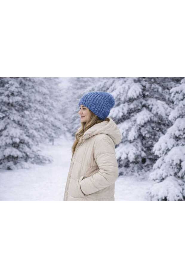 El Örmesi Yumuşak Bere Şapka - 1