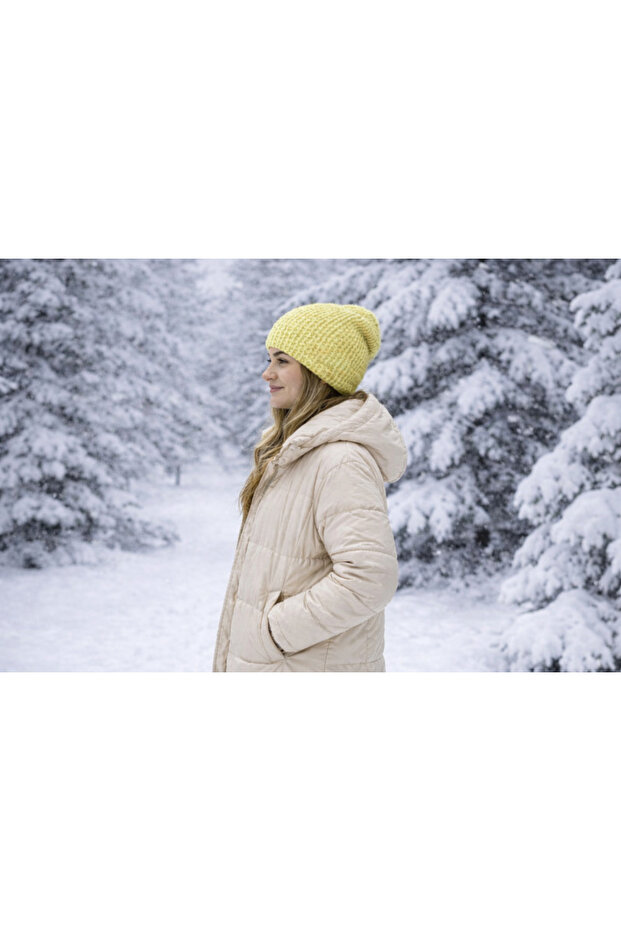 El Örmesi Yumuşak Bere Şapka - 1