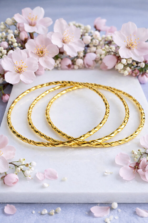 ÇELİK 3'LÜ BURMA AJDA BİLEZİK - 3