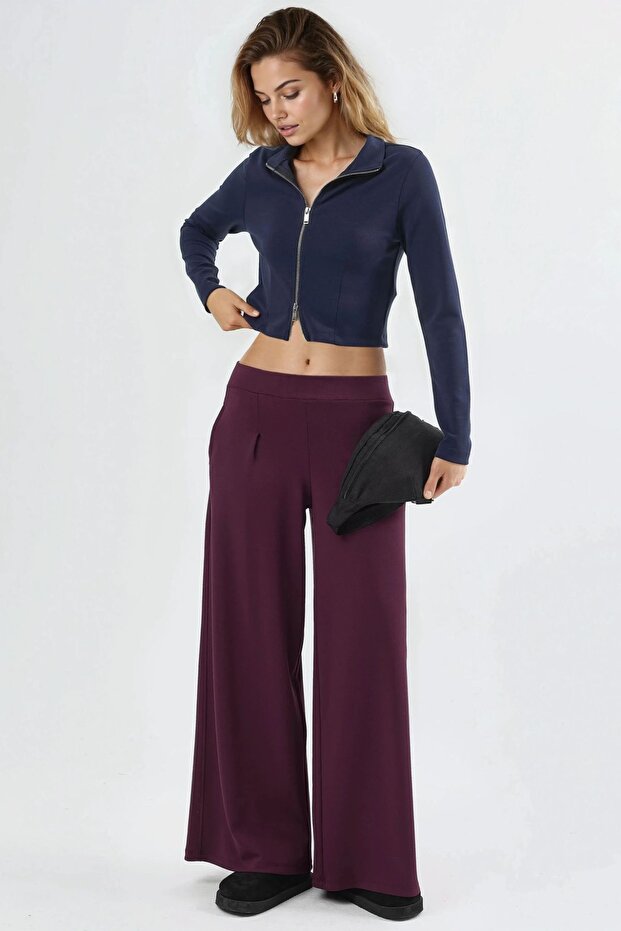 BUSEM Fermuarlı Vücuda Oturan Örme Ceket - 5