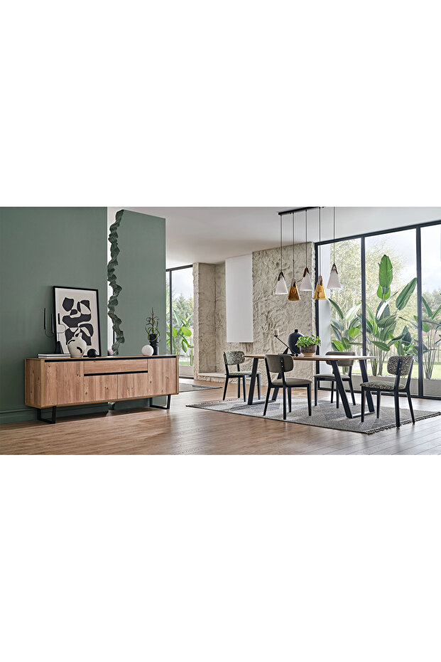 Solid Sabit Yemek Masası - 190 cm - 7