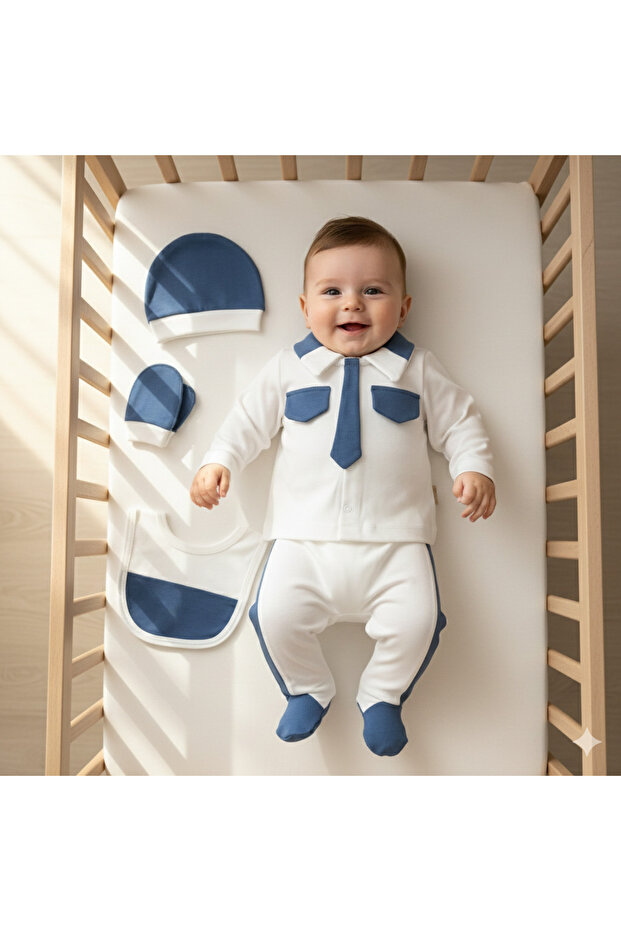 Baby Boy Mevlüt'Lük Set, 5-Piece Set
