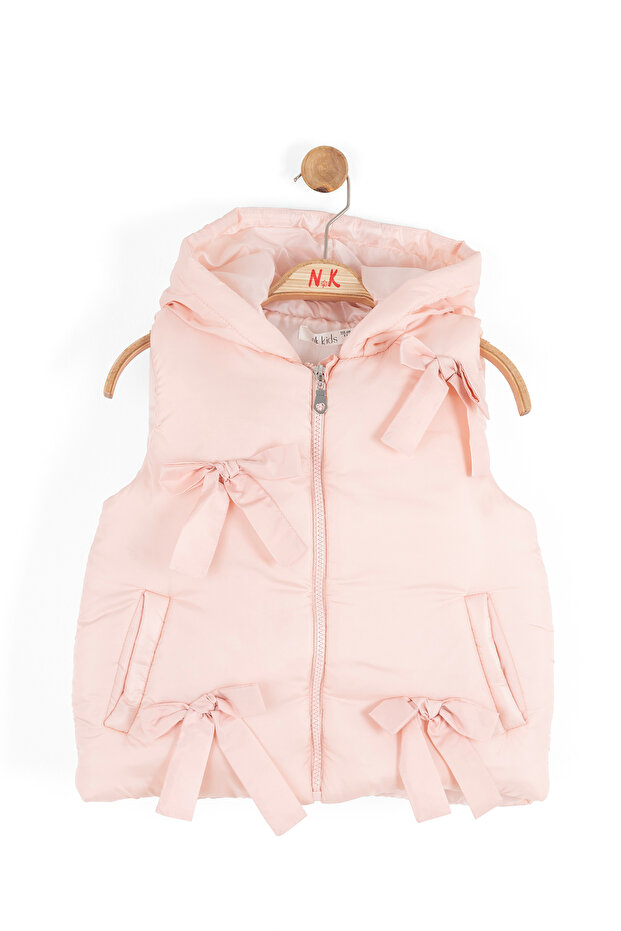 سترة بفيونكة - وردية - 2