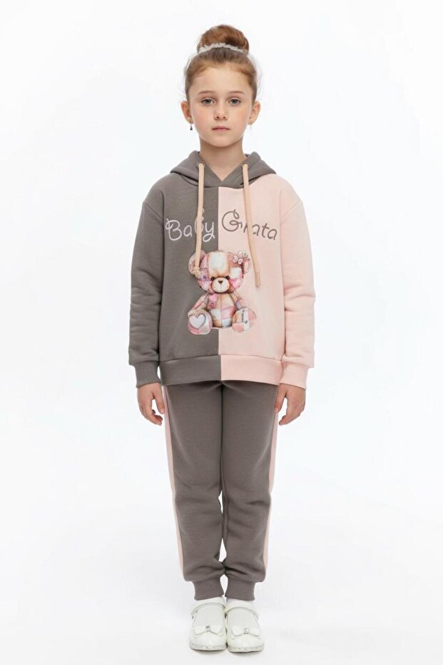 Girl's Tracksuit Set 1-5 Years Old 7025