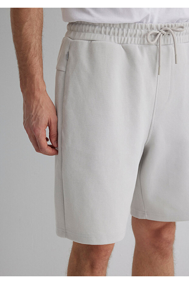 Açık Gri Şort 0410254-80192 - 6