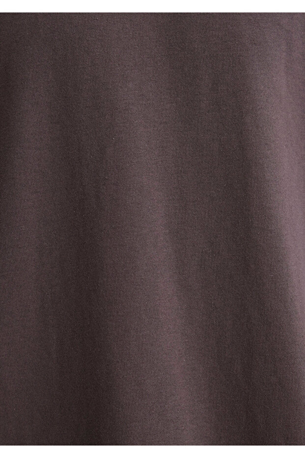 Mor Basic Tişört Oversize / Geniş Kesim 0612641-86683 - 7