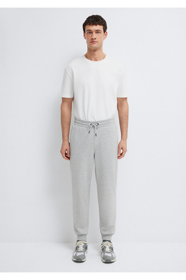 Gri Basic Eşofman Altı 066907-33397 - 3