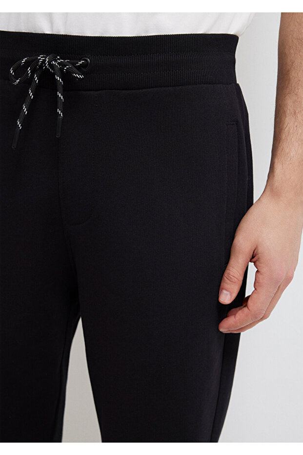 Siyah Basic Eşofman Altı 066907-900 - 5