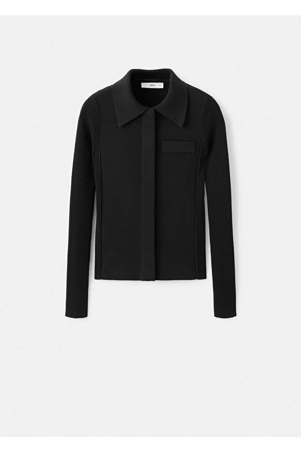 Cepli triko hırka - 3