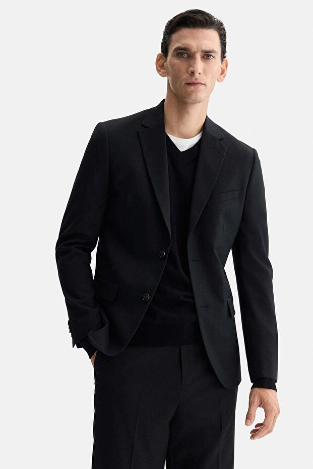 Regular Fit Single-breasted jacket - 1