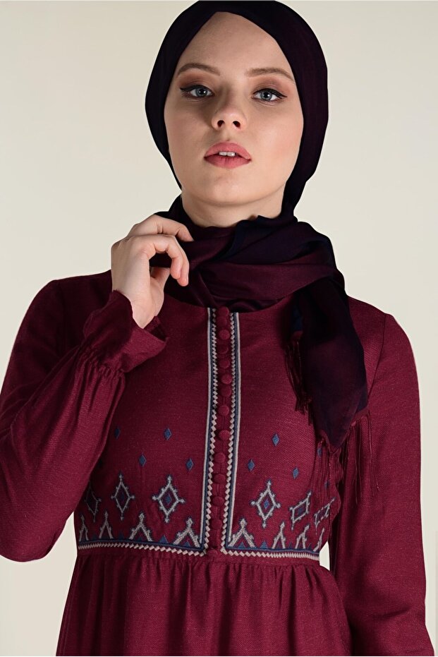 تونيك بأزرار مطرزة 4665