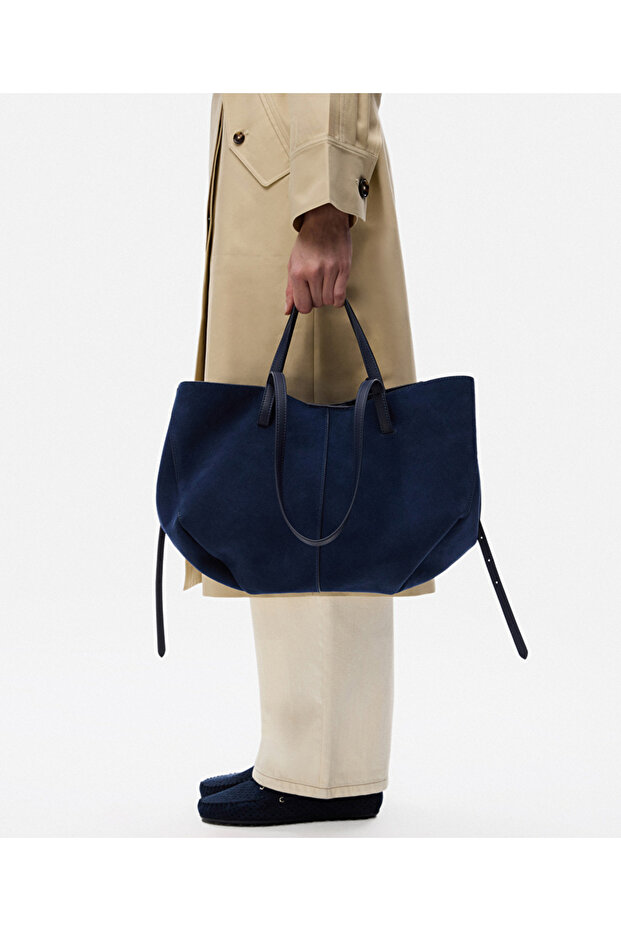 Boho versatile süet çanta - 2