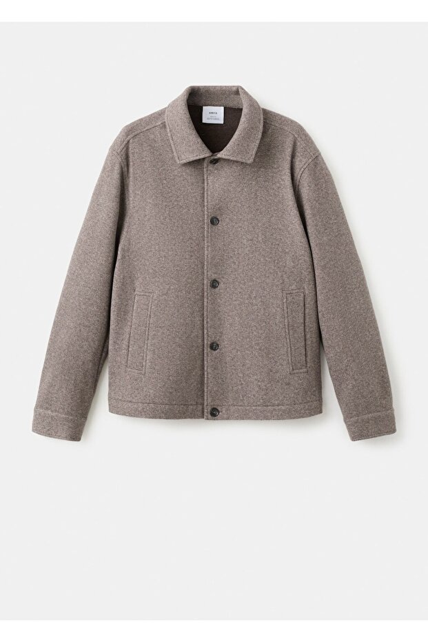 Regular kesim flanel gömlek ceket - 3