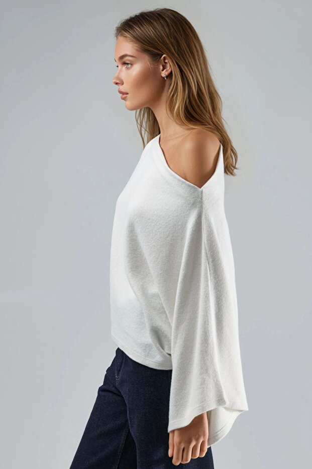 BUSEM Rahat Kesim Örme Bluz - 2